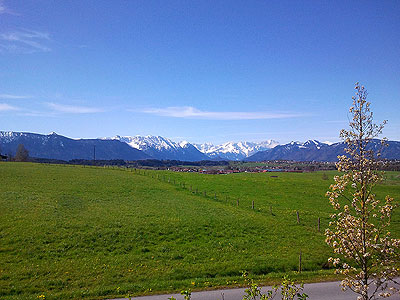 Blick Balkonseite